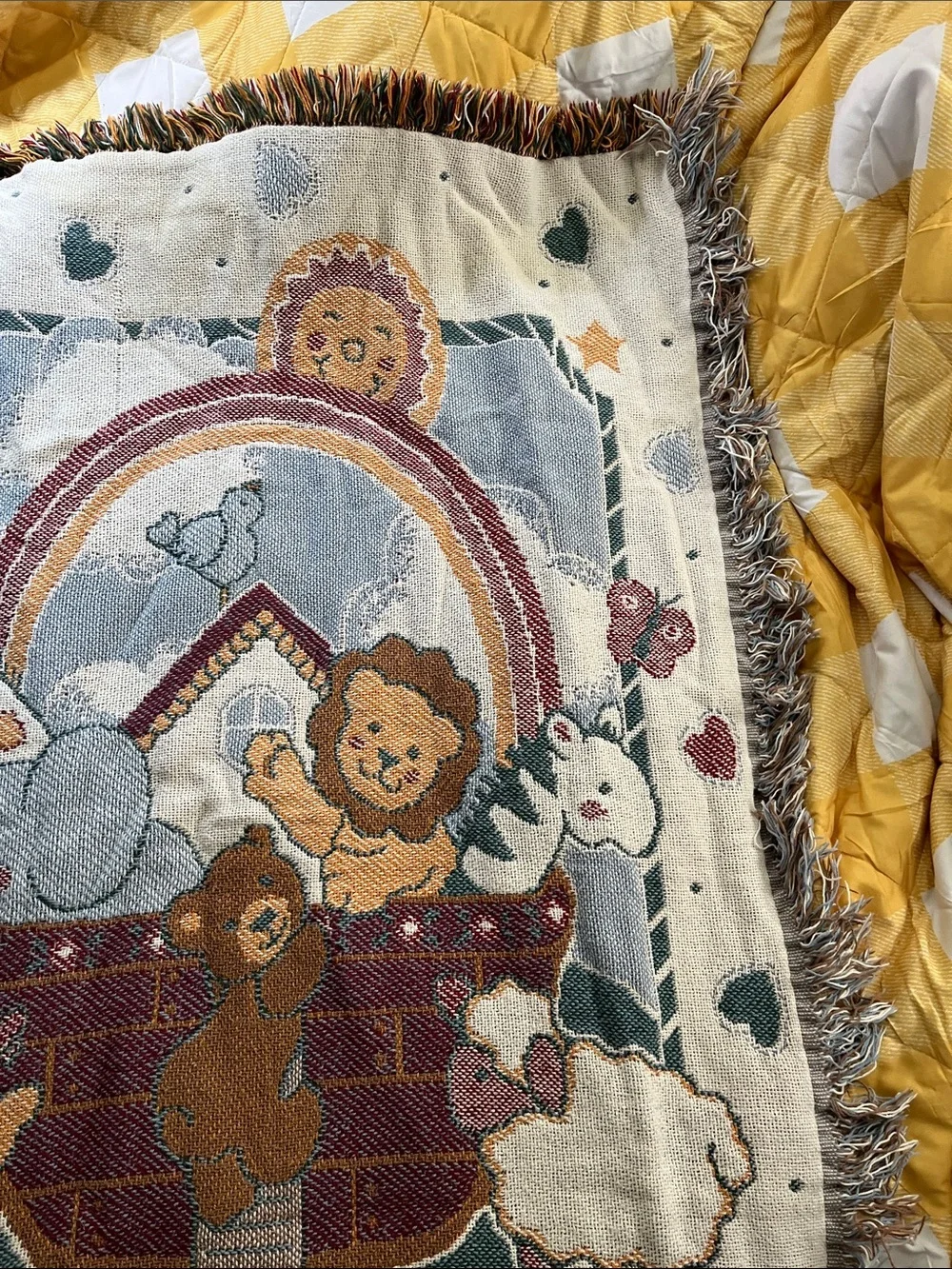 Vintage Noah’s Ark Tapestry/Blanket